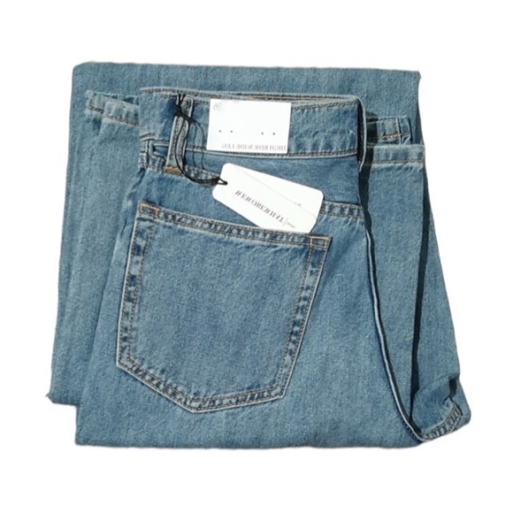 We Wore What High Rise Wide Leg denim in Foam Size 25 - Picture 7 of 14